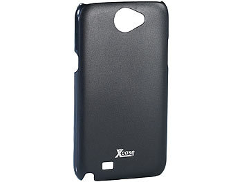 Xcase Ultradünnes Schutzcover: Samsung Galaxy Note2 schwarz, 0,3 mm