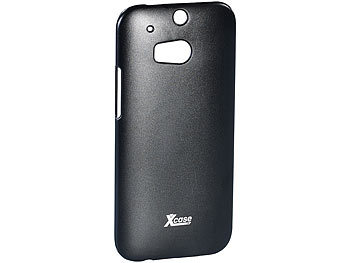 Xcase Ultradünnes Schutzcover für HTC One(M8) schwarz, 0,3 mm