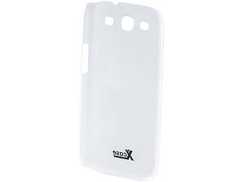 Case für Handy: Xcase Ultradünnes Schutzcover für Samsung Galaxy S3 halbtransp, 0,3 mm