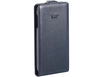 Handytaschen: Xcase Stilvolle Klapp-Schutztasche für Samsung Galaxy S4, schwarz