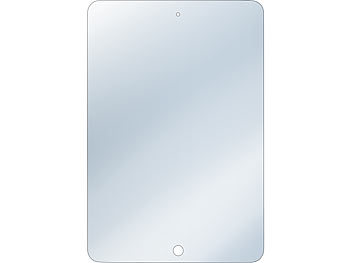 Display-Schutz für iPads: Somikon Displayschutz für Apple iPad mini, gehärtetes Echtglas, 9H