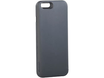 iPhone 6 Schutz Tasche: Callstel Schutzcover mit 2800-mAh-Akku iPhone 6/s, Apple-zertifiziert