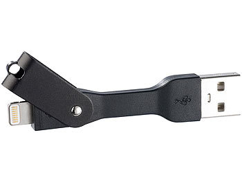 Callstel Ladekabel-Schlüsselanhänger iPhone (8-Pin),Apple-zertifiziert