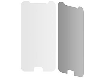 Somikon Displayschutzfolie für Samsung Galaxy S6, privacy, 5er-Set