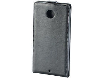 Smartphone-Schutzhüllen: Xcase Stilvolle Klapp-Schutztasche für Google Nexus 6, schwarz