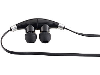 auvisio In-Ear-Stereo-Headset mit Magnet, Bluetooth 4.1