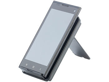 Callstel Qi-komp. Ladestation m. 3 Spulen + Qi-komp. Receiver-Pad für Galaxy S5