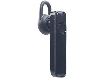 Callstel Kabelloses In-Ear-Mono-Headset mit Bluetooth 4.1 und Sprachansage