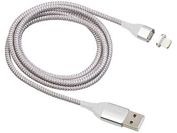 K-S-Trade Hochwertiges Magnet-Lade-Kabel Sync-Kabel Daten-Kabel Kompatibel Mit Oppo Reno4 Z 5G Mit USB-Typ-C-Anschluss Und Micro-USB-Anschluss 2A Bis Zu 480mbps 