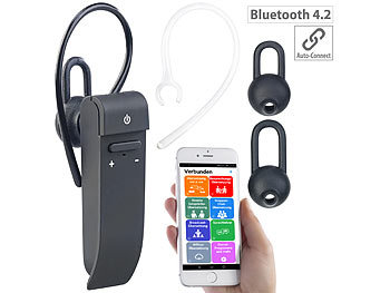 2in1-Live-Ãbersetzer und In-Ear-Mono-Headset, kabellos, Bluetooth, App / SprachÃ¼bersetzer