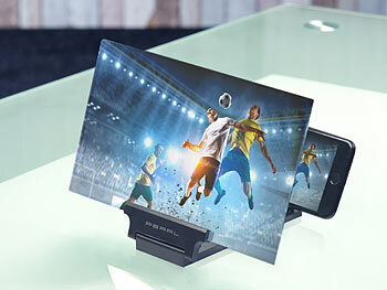 N/A 3D Bildschirmlupe 12 Zoll Faltbarer Handy Bildschirmverstärker Weiß HD-Verstärker Für Filme Videos Spiele 