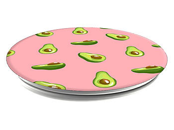 PopSockets Ausziehbarer Sockel & Griff für Smartphones & Tablets - Avocados Pink