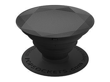 PopSockets Ausziehbarer Sockel und Griff für Handys und Tablets - Diamant black