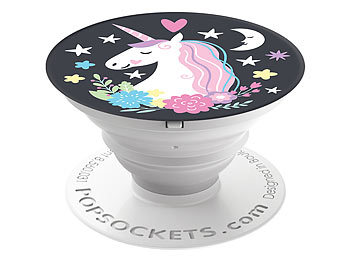 PopSockets Ausziehbarer Sockel und Griff für Handys und Tablets - Unicorn Dreams
