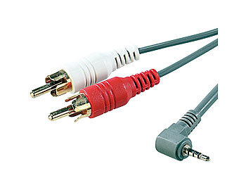 Fibrionic Handy HiFi-Adapter 2,5mm Klinke auf Stereo-Cinch