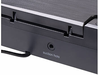 Rosenstein & Söhne 2in1-Vakuumierer mit 10 Folien je 20x25cm und 20 Folien je 22x21 cm