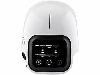 newgen medicals Akku-Knie-Massagegerät mit Infrarot-Tiefenwärme, LED-Touchscreen 