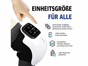 wiederaufladbares Massagegerät für schmerzende Kniegelenke 