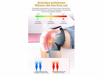 Knie-Massagegerät mit Vibration 