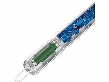 Exbuster 2in1-Akku-Insektenvernichter & Fliegenklatsche mit UV-LEDs, klappbar