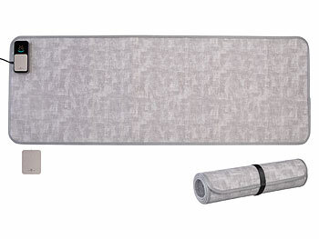 Wilson Gabor 2er-Set Vlies-Heizteppiche, 150 x 50 cm, 7 Temperaturstufen und Timer