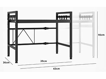 Küchenregale für Mikrowelle