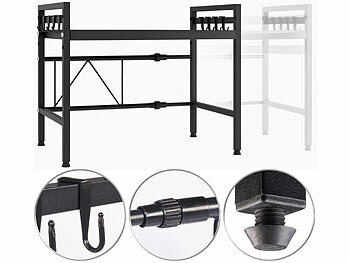 Mikrowellenregal mit Haken