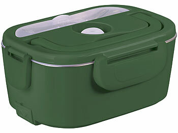 Rosenstein & Söhne Elektrische Lunchbox für warmes Essen, 1,5 l, 80 Watt, 230/24/12 Volt