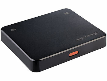 Rosenstein & Söhne Mini-Espresso- und Pour-Over-Waage, Timer, Dual-Display, Akku, USB-C 