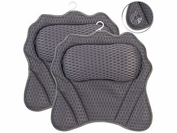 Nackenkissen Wanne: BadeStern 2er-Set ergonomische Luxus-Badewannenkissen