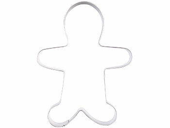 Rosenstein & Söhne Weihnachts-Ausstecher, 12-tlg. Set, Edelstahl, Kekse, Fondant, Deko