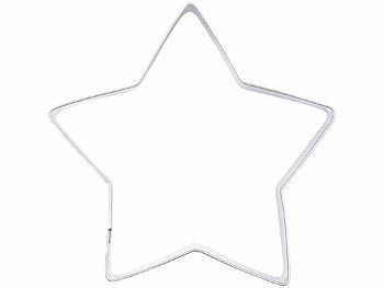 Rosenstein & Söhne Weihnachts-Ausstecher, 12-tlg. Set, Edelstahl, Kekse, Fondant, Deko