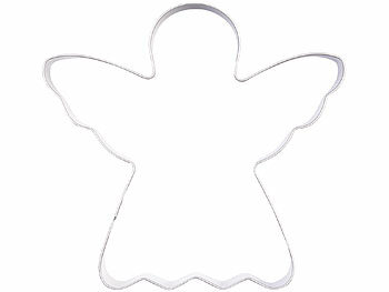 Rosenstein & Söhne Weihnachts-Ausstecher, 12-tlg. Set, Edelstahl, Kekse, Fondant, Deko