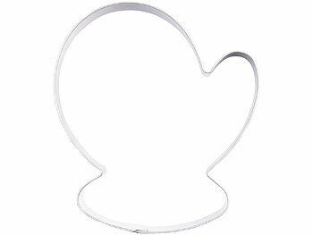 Rosenstein & Söhne Weihnachts-Ausstecher, 12-tlg. Set, Edelstahl, Kekse, Fondant, Deko