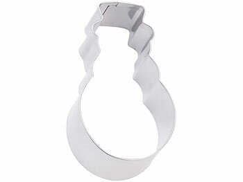 Rosenstein & Söhne Weihnachts-Ausstecher, 12-tlg. Set, Edelstahl, Kekse, Fondant, Deko