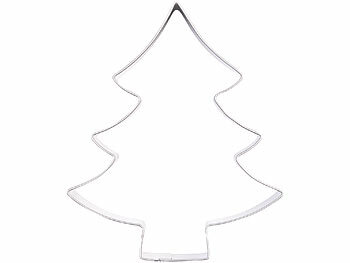 Rosenstein & Söhne Weihnachts-Ausstecher, 12-tlg. Set, Edelstahl, Kekse, Fondant, Deko