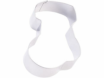 Rosenstein & Söhne Weihnachts-Ausstecher, 12-tlg. Set, Edelstahl, Kekse, Fondant, Deko