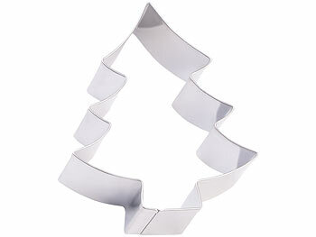 Rosenstein & Söhne Weihnachts-Ausstecher, 12-tlg. Set, Edelstahl, Kekse, Fondant, Deko