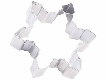 Rosenstein & Söhne Weihnachts-Ausstecher, 12-tlg. Set, Edelstahl, Kekse, Fondant, Deko