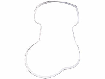 Rosenstein & Söhne Weihnachts-Ausstecher, 12-tlg. Set, Edelstahl, Kekse, Fondant, Deko