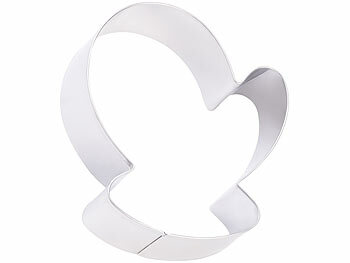 Rosenstein & Söhne Weihnachts-Ausstecher, 12-tlg. Set, Edelstahl, Kekse, Fondant, Deko