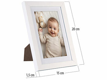 Your Design 12er-Set Bilderrahmen mit robustem Acrylglas, 13 x 18 cm, weiß