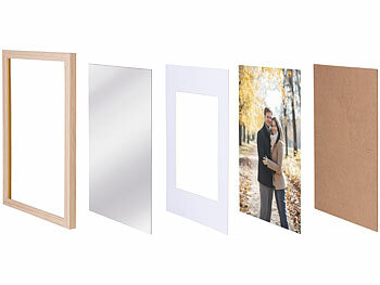 Cornice Nera 30,5x43,2 Cm HEYTUYA: Plexiglass Sicuro Per Le Tue Foto