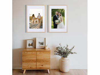 Cornice per foto in acrilico 15x15 cm, cornice per foto trasparente bifacciale senza cornice con display magnetico da tavolo in acrilico, cornice in lucite con confezione regalo - 1 confezione