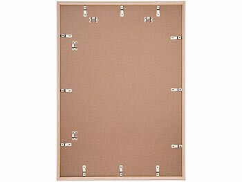 Your Design 3er-Set Bilderrahmen, bruchsicheres Acrylglas, 50 x 70 cm, Eiche hell