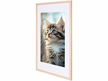 Your Design 3er-Set Bilderrahmen, bruchsicheres Acrylglas, 50 x 70 cm, Eiche hell