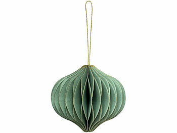 Britesta 6er-Set Weihnachts-Deko zum Aufhängen, 3D-Ornamente aus Papier 