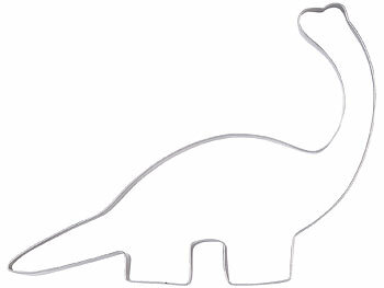 Dinosaurier-Ausstecher, Keksausstecher-Set, Edelstahl