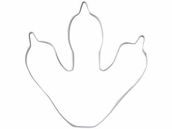 Rosenstein & Söhne 8-teiliges Dinosaurier-Keksausstecher-Set aus Edelstahl