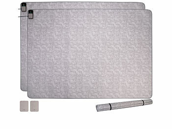 Teppich-Heizmatte: Wilson Gabor 2er-Set Heizteppiche, 150 x 200 cm, 7 Temperaturstufen und Timer 